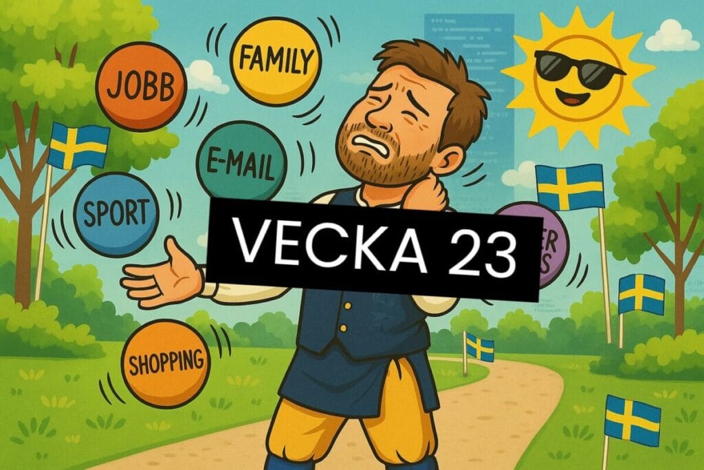 Händer på Hemligg - Vecka 23 - Love i Sverigedräkt har nackspärr