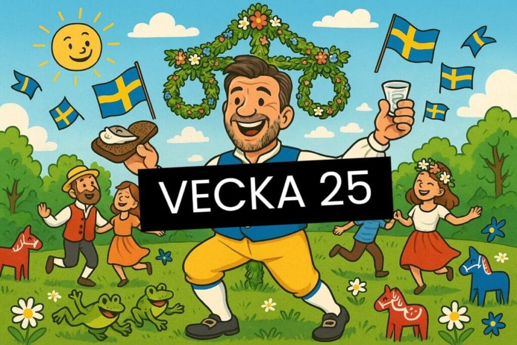 Love firar midsommar i Dalarna