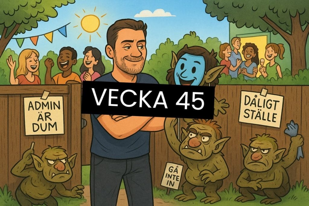 Love står som portvakt till Hemligg och håller de missnöjda trollen ute.