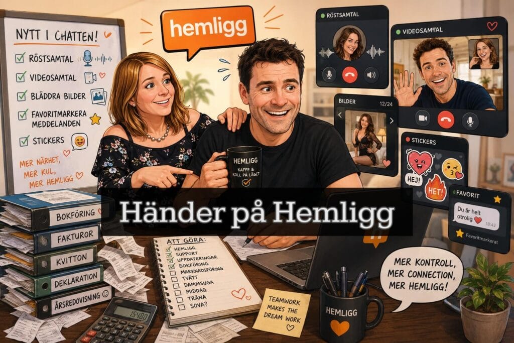 Liw och Love har jobbat med nya funktioner till chatten och bokföring